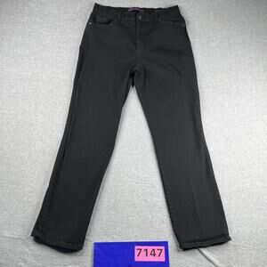 Gloria Vandrbilt Denim Jeans Amanda Black Casual Womens Size 12